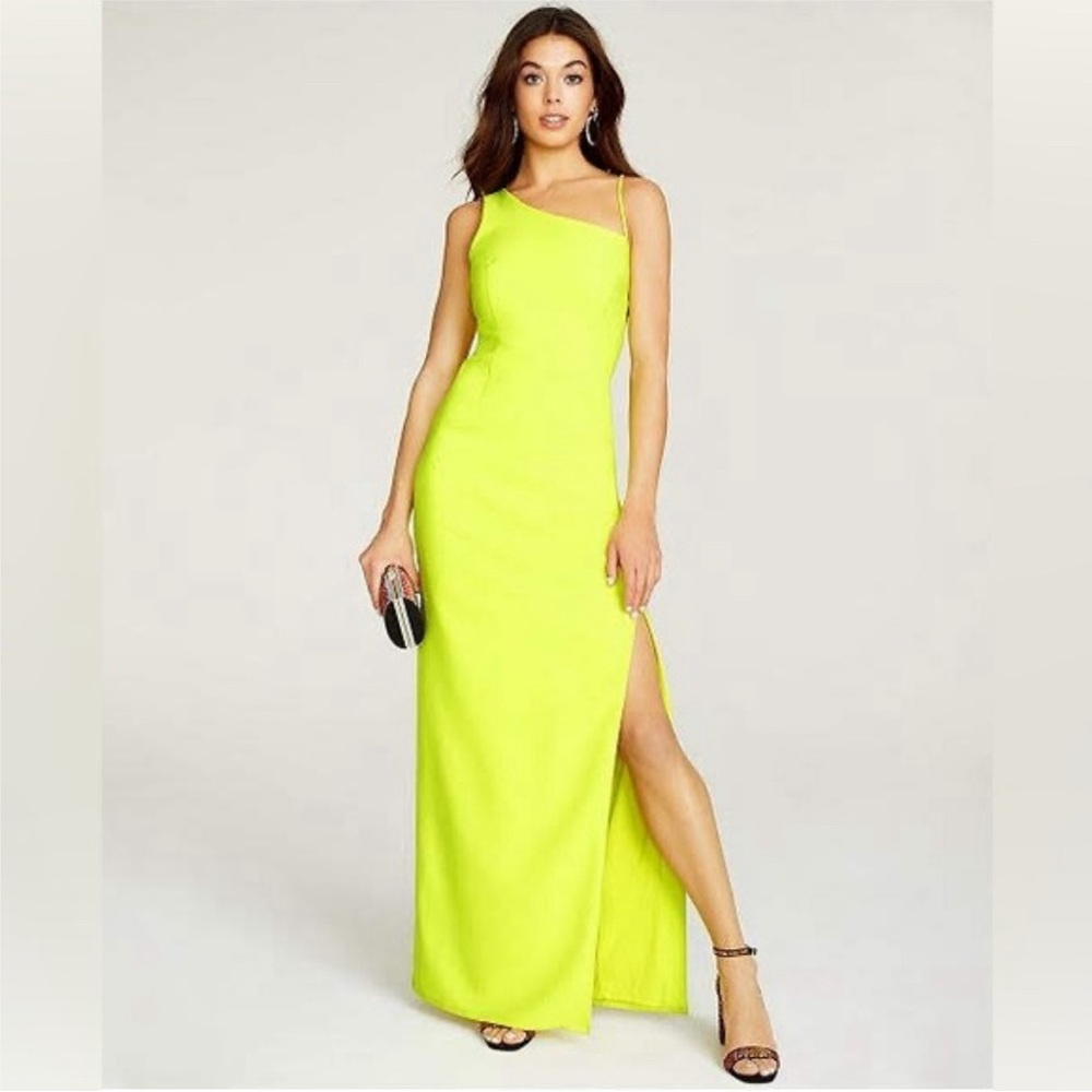 Laundry by Shelli Segal Citron Sleeveless Side Slit Dress - Picture 1 of 1